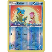 Shellos 28/114 XY Steam Siege Reverse Holo Common Pokemon Card NEAR MINT TCG