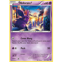 Nidoran 43/114 XY Steam Siege Common Pokemon Card NEAR MINT TCG