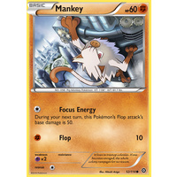 Mankey 52/114 XY Steam Siege Common Pokemon Card NEAR MINT TCG