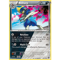 Bisharp 64/114 XY Steam Siege Holo Rare Pokemon Card NEAR MINT TCG