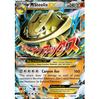 Mega Steelix EX 68/114 XY Steam Siege Holo Ultra Rare Pokemon Card NEAR MINT TCG