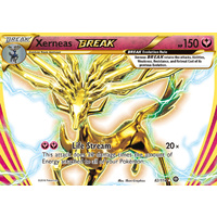 Xerneas Break 82/114 XY Steam Siege Holo Ultra Rare Pokemon Card NEAR MINT TCG