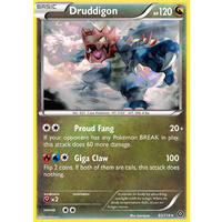 Druddigon 83/114 XY Steam Siege Rare Pokemon Card NEAR MINT TCG