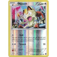 Meowth 88/114 XY Steam Siege Reverse Holo Common Pokemon Card NEAR MINT TCG