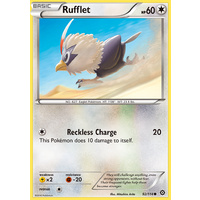 Rufflet 92/114 XY Steam Siege Common Pokemon Card NEAR MINT TCG