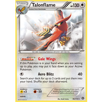 Talonflame 96/114 XY Steam Siege Rare Pokemon Card NEAR MINT TCG