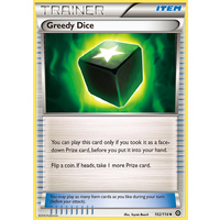 Greedy Dice 102/114 XY Steam Siege Uncommon Trainer Pokemon Card NEAR MINT TCG
