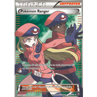 Pokemon Ranger 113/114 XY Steam Siege Holo Ultra Rare Full Art Pokemon Card NEAR MINT TCG