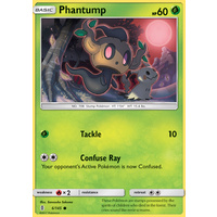 Phantump 6/145 SM Guardians Rising Common Pokemon Card MINT TCG