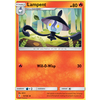 Lampent 12/145 SM Guardians Rising Uncommon Pokemon Card MINT TCG