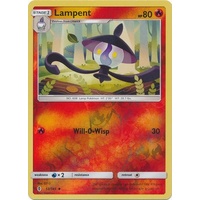 Lampent 12/145 SM Guardians Rising Reverse Holo Uncommon Pokemon Card MINT TCG