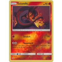 Salandit 15/145 SM Guardians Rising Reverse Holo Common Pokemon Card MINT TCG