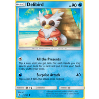 Delibird 26/145 SM Guardians Rising Common Pokemon Card MINT TCG