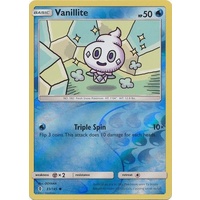 Vanillite 33/145 SM Guardians Rising Reverse Holo Common Pokemon Card MINT TCG