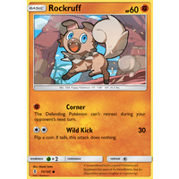 Rockruff 73/145 SM Guardians Rising Common Pokemon Card MINT TCG