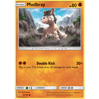 Mudbray 75/145 SM Guardians Rising Common Pokemon Card MINT TCG