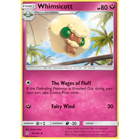 Whimsicott 91/145 SM Guardians Rising Uncommon Pokemon Card MINT TCG
