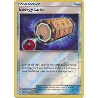 Energy Loto 122/145 SM Guardians Rising Reverse Holo Uncommon Trainer Pokemon Card MINT TCG