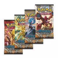 4x Steam Siege Booster Packs Pokemon Cards TCG 1 of each artwork