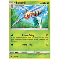 Beedrill 3/111 SM Crimson Invasion Rare Pokemon Card MINT TCG