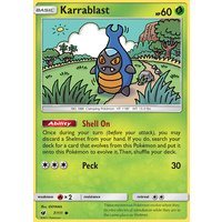 Karrablast 7/111 SM Crimson Invasion Common Pokemon Card MINT TCG