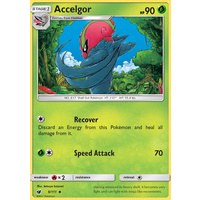 Accelgor 9/111 SM Crimson Invasion Uncommon Pokemon Card MINT TCG