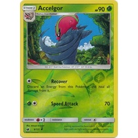 Accelgor 9/111 SM Crimson Invasion Reverse Holo Uncommon Pokemon Card MINT TCG
