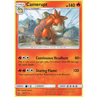 Camerupt 14/111 SM Crimson Invasion Rare Pokemon Card MINT TCG