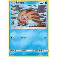 Swinub 19/111 SM Crimson Invasion Common Pokemon Card MINT TCG