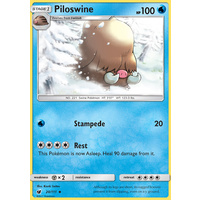 Piloswine 20/111 SM Crimson Invasion Uncommon Pokemon Card MINT TCG