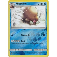 Piloswine 20/111 SM Crimson Invasion Reverse Holo Uncommon Pokemon Card MINT TCG
