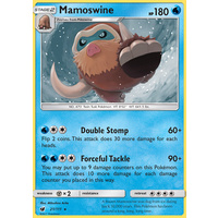 Mamoswine 21/111 SM Crimson Invasion Rare Pokemon Card MINT TCG