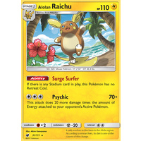 Alolan Raichu 31/111 SM Crimson Invasion Rare Holo Pokemon Card MINT TCG