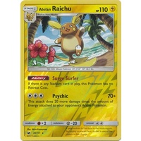 Alolan Raichu 31/111 SM Crimson Invasion Reverse Holo Rare Pokemon Card MINT TCG