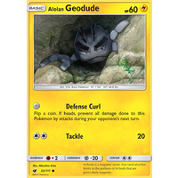 Alolan Geodude 32/111 SM Crimson Invasion Common Pokemon Card MINT TCG
