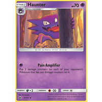 Haunter 37/111 SM Crimson Invasion Uncommon Pokemon Card MINT TCG
