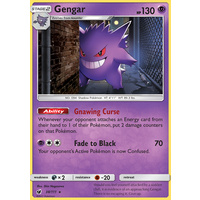 Gengar 38/111 SM Crimson Invasion Rare Holo Pokemon Card MINT TCG