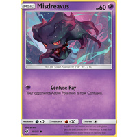 Misdreavus 39/111 SM Crimson Invasion Common Pokemon Card MINT TCG