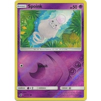 Spoink 41/111 SM Crimson Invasion Reverse Holo Common Pokemon Card MINT TCG