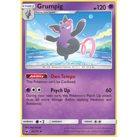 Grumpig 42/111 SM Crimson Invasion Uncommon Pokemon Card MINT TCG