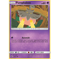Pumpkaboo 44/111 SM Crimson Invasion Common Pokemon Card MINT TCG