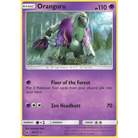 Oranguru 48/111 SM Crimson Invasion Rare Pokemon Card MINT TCG