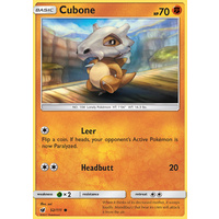 Cubone 52/111 SM Crimson Invasion Common Pokemon Card MINT TCG
