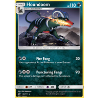 Houndoom 59/111 SM Crimson Invasion Rare Pokemon Card MINT TCG
