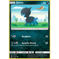Deino 60/111 SM Crimson Invasion Common Pokemon Card MINT TCG