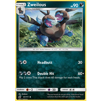 Zweilous 61/111 SM Crimson Invasion Uncommon Pokemon Card MINT TCG