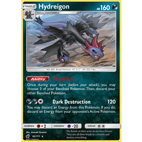 Hydreigon 62/111 SM Crimson Invasion Rare Pokemon Card MINT TCG