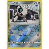 Aron 65/111 SM Crimson Invasion Reverse Holo Common Pokemon Card MINT TCG