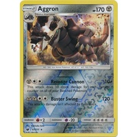 Aggron 67/111 SM Crimson Invasion Reverse Holo Rare Pokemon Card MINT TCG