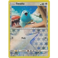 Swablu 79/111 SM Crimson Invasion Reverse Holo Common Pokemon Card MINT TCG